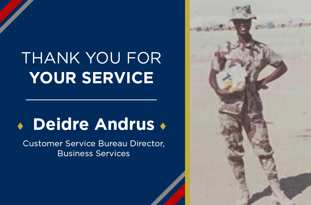 Deidre Andrus, Customer Service Bureau Director, Business Services