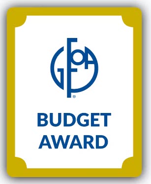 Sello de premio de presupuesto GFOA