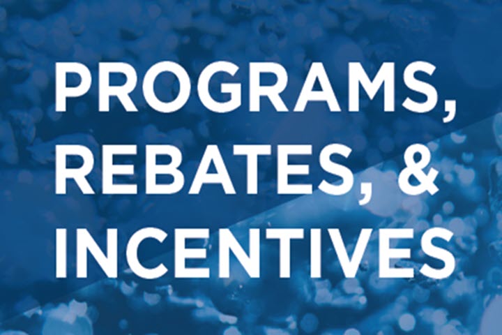 Banner de programas, reembolsos e incentivos