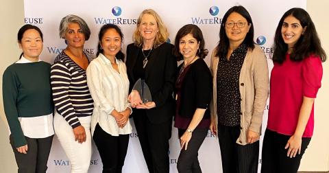 SFPUC Staff Accept the WateReuse Award