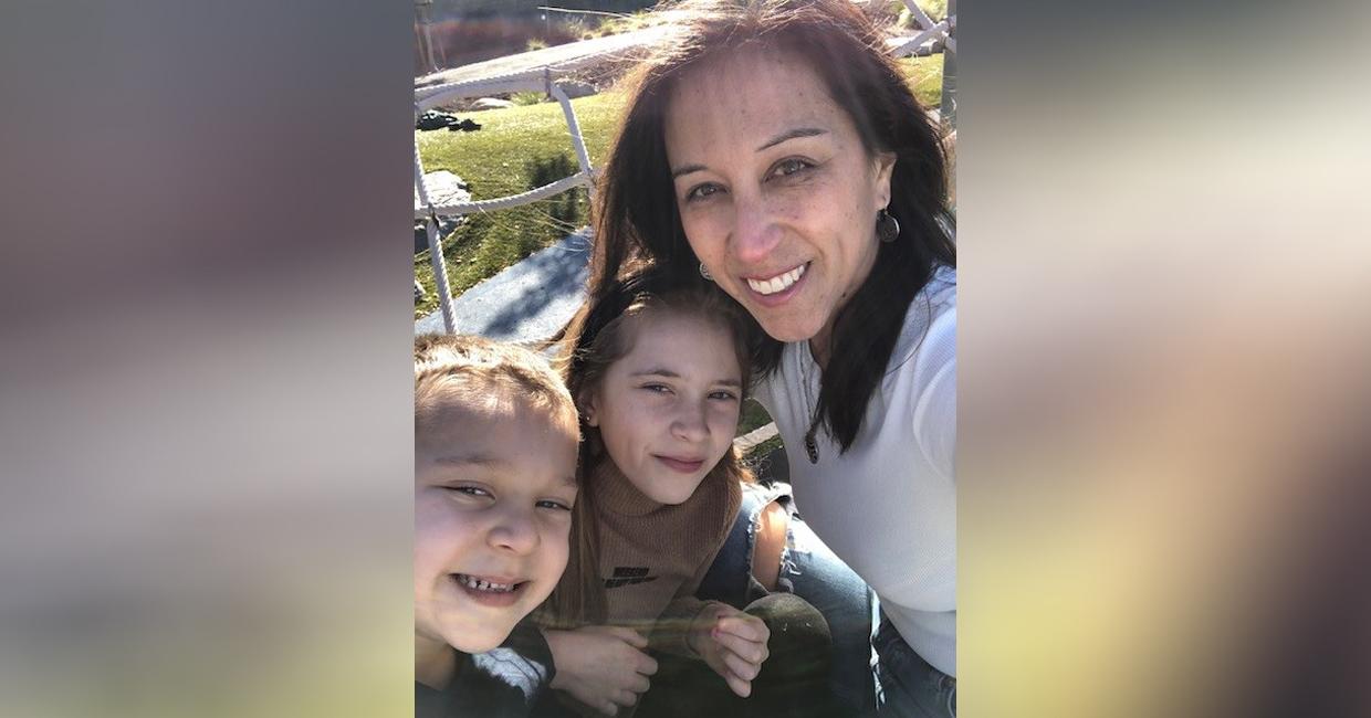 Eva Fernandez, Project Engineer with McMillen Jacobs Associates, with her two children.