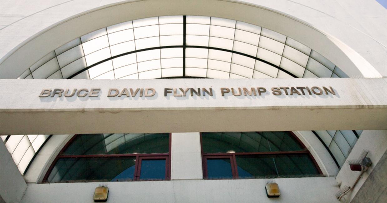Bruce Flynn Pump Station entrance