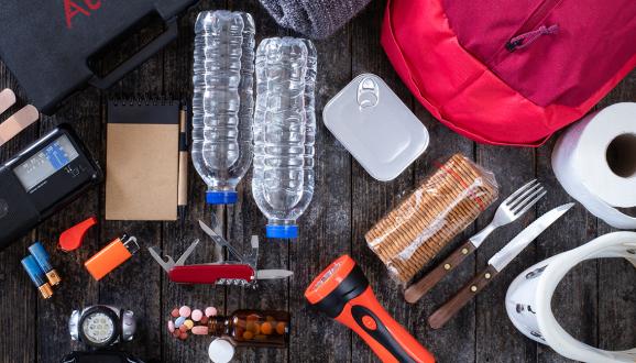 Emergency preparedness kit supplies