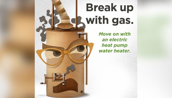 Break Up with Gas and Move on with an Electric Heat Pump Water Heater