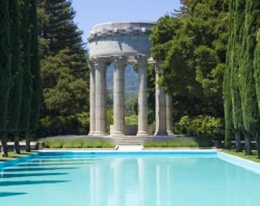 Reflecting pond at Pulgas Water Temple
